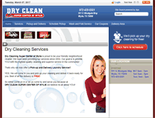 Tablet Screenshot of mydrycleaningdelivered.com